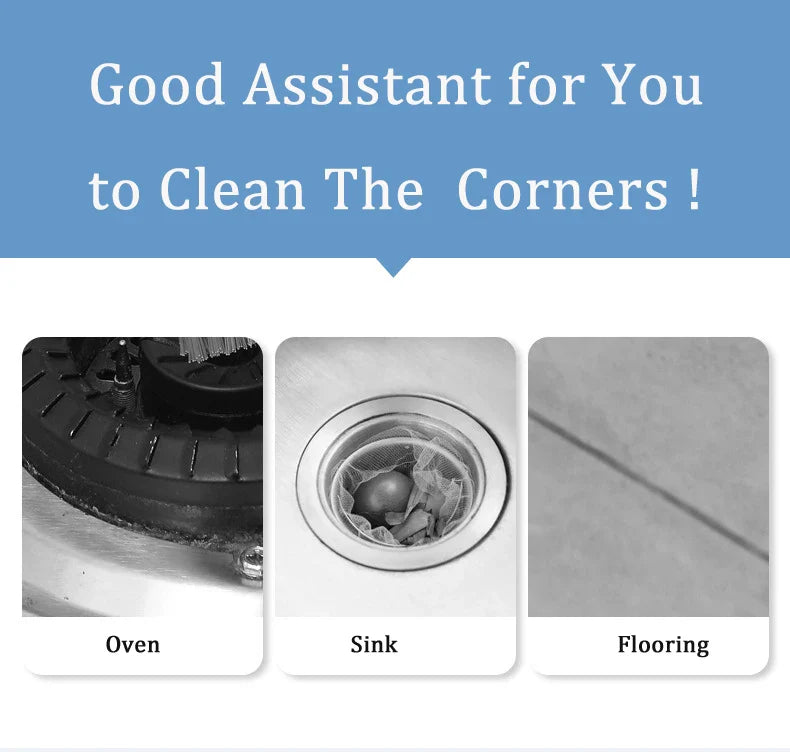 Multipurpose Bathroom Tile Floor Gap Cleaning Brush