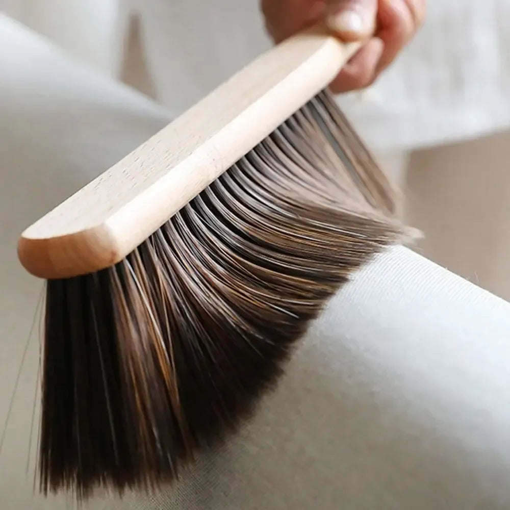 Natural Wood Bristles Brush Set