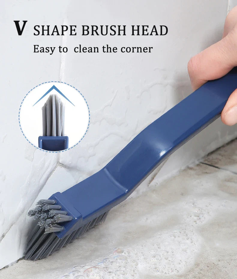 Multipurpose Bathroom Tile Floor Gap Cleaning Brush