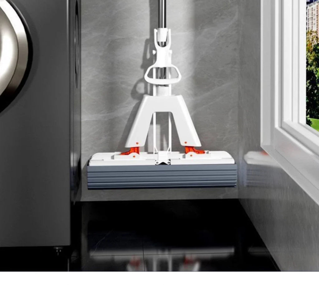 Squeezed Self-Draining Rubber Cotton Mop