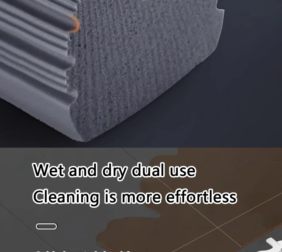 Squeezed Self-Draining Rubber Cotton Mop