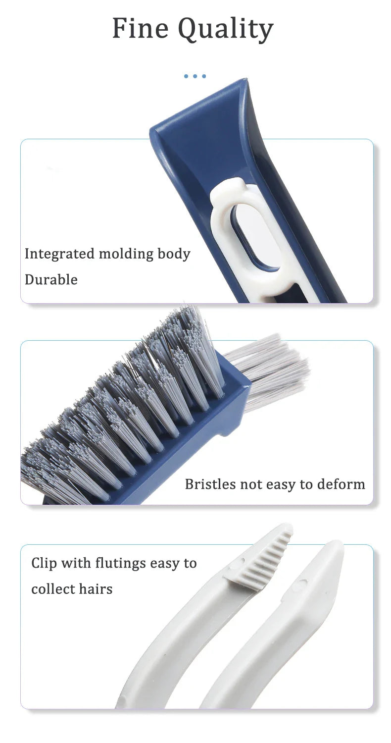 Multipurpose Bathroom Tile Floor Gap Cleaning Brush