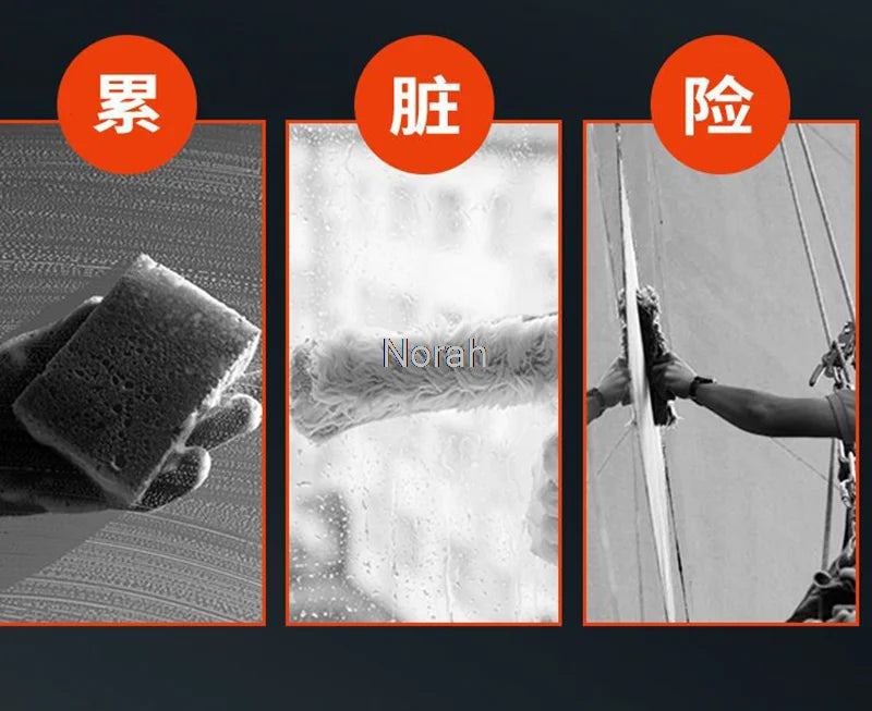 Magnetic Window Double-Sided Brush